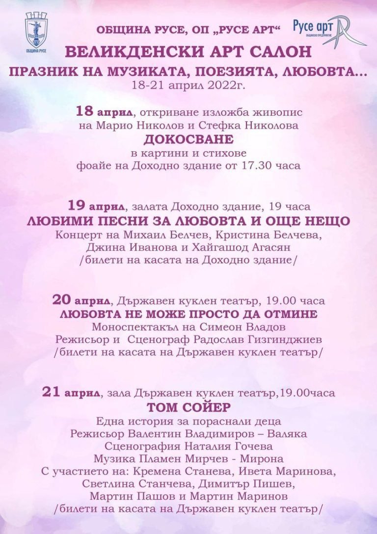 С два спектакъла Кукленият театър се включва във "Великденски арт салон"
