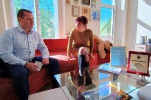 Пенчо Милков и Теменуга Хараланова в Куклен театър Русе