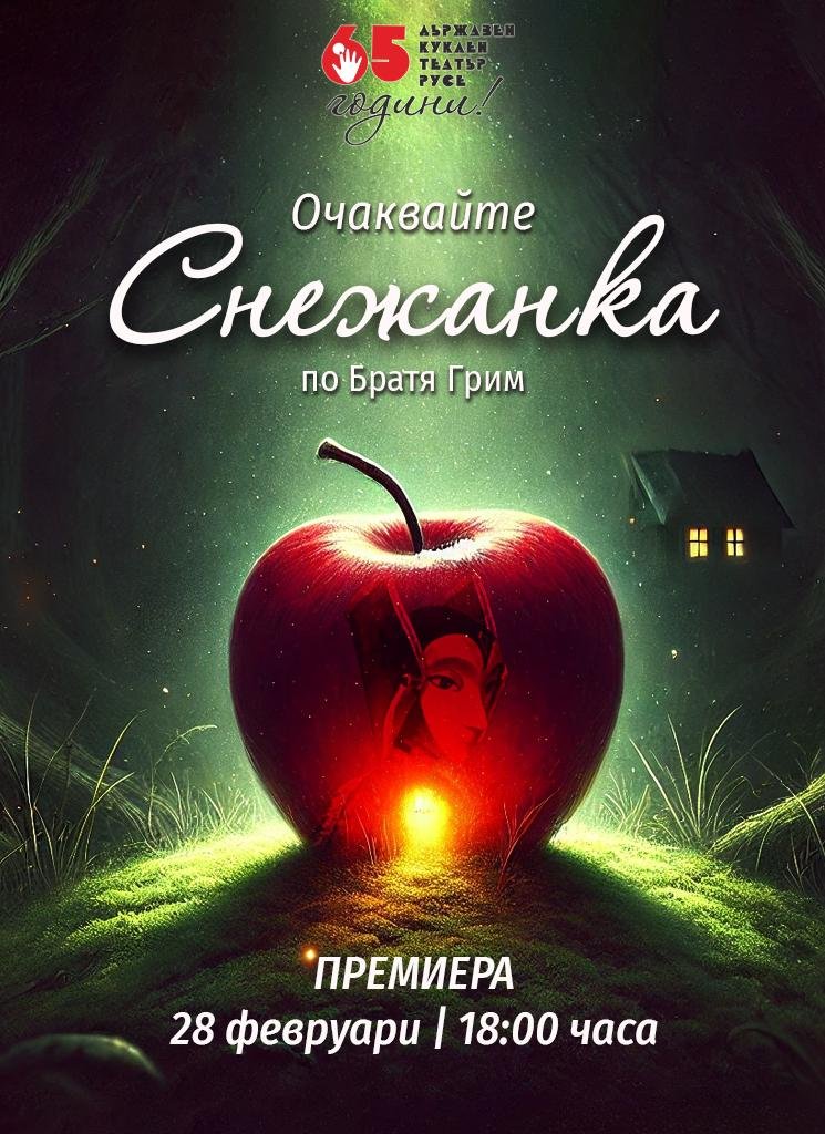 Очаквайте "Снежанка" в Куклен театър - Русе